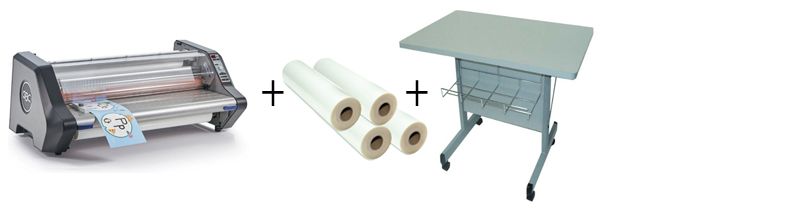 GBC Ultima 65 EZ Ready Roll Laminator Package 2
