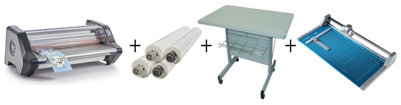GBC Ultima 65 EZ Ready Roll Laminator Package 3EZ
