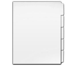 Copier Tabs - Single - Straight Collated - Unpunched