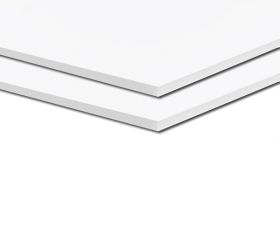 Heat Activated Mounting Board - 25" x 37" - White 10/pack