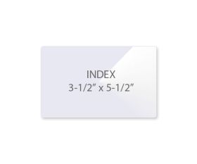 Index Card Laminating Pouches - Sample Pack