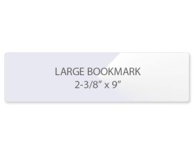Large Bookmark Laminating Pouches