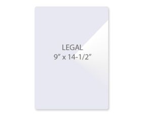 Legal Size Laminating Pouches