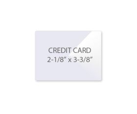 Credit Card Laminating Pouches - 30 Piece Sample Pack