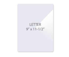 Soft Touch Letter Size Laminating Pouches