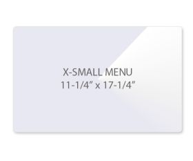 Extra Small Menu Size Laminating Pouches