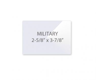 Military Card 10 mil 2 5/8" x 3 7/8" Laminating Pouches 