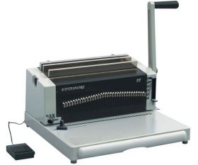 DFG ETitan Wire Heavy Duty Electric Punch Wire Binding Machine 3:1 Pitch