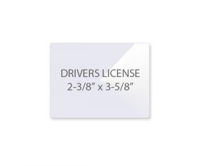 Drivers License Laminating Pouches