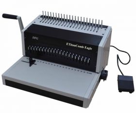 E-TitanComb Eagle Extra Heavy Duty Electric Punch Comb Binding Machine
