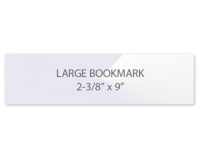 Large Bookmark Laminating Pouches