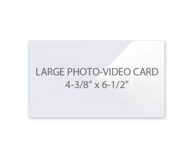 Large Photo - Video Card Laminating Pouches