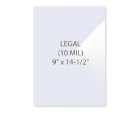 Legal Size Laminating Pouches