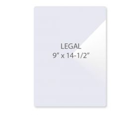 Legal Size Laminating Pouches - 30 Piece Sample Pack