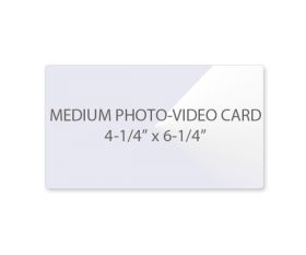 Medium Photo - Video Card Laminating Pouches