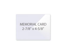 Memorial Card Laminating Pouches