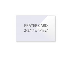 Prayer Card Laminating Pouches