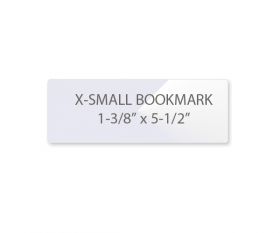 Extra Small Bookmark Laminating Pouches 